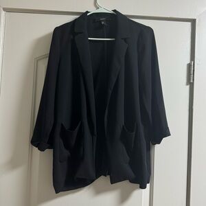 Forever 21 black long blazer/jacket!